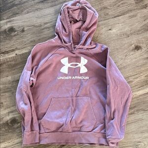 Under Armour Mauve Hoodie with Logo